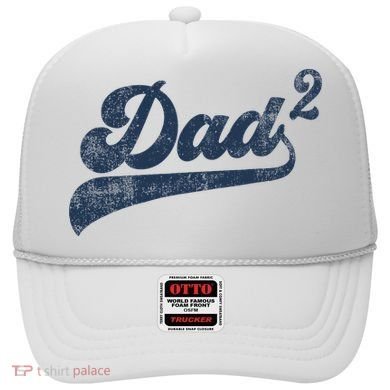 Dad2 Dad Squared Gifts Father Of Two Daddy 2 Second Time Dad Hat