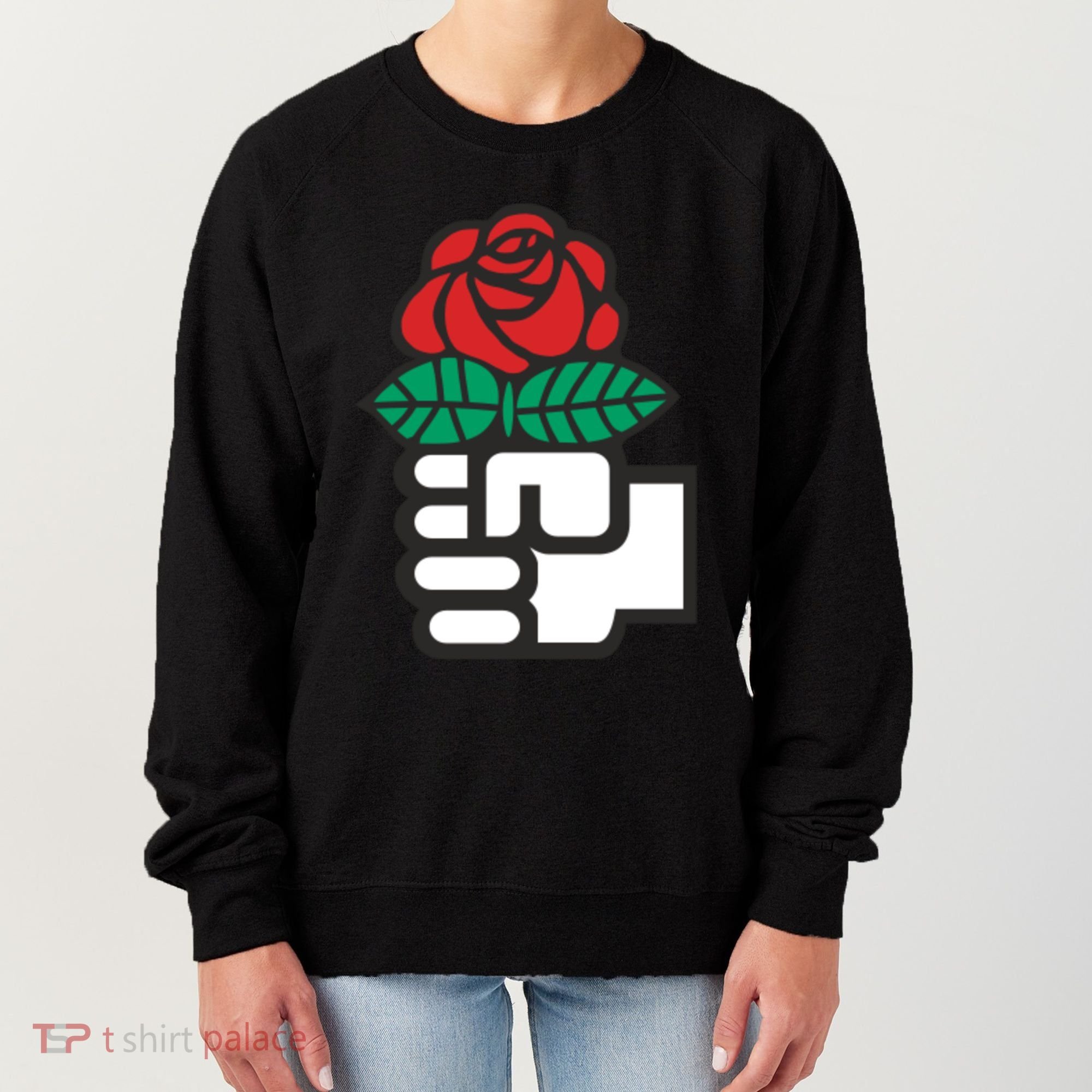 Dsa Democratic Socialists America Flowers Gift Meaningful Gift Women's Sweatshirt