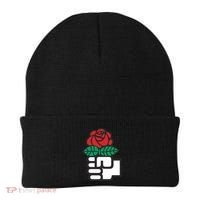 Dsa Democratic Socialists America Flowers Gift Meaningful Gift Beanie thumb 0