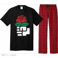 Dsa Democratic Socialists America Flowers Gift Meaningful Gift Pajama Set thumb 0