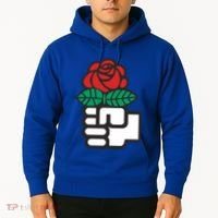 Dsa Democratic Socialists America Flowers Gift Meaningful Gift Hoodie thumb 2