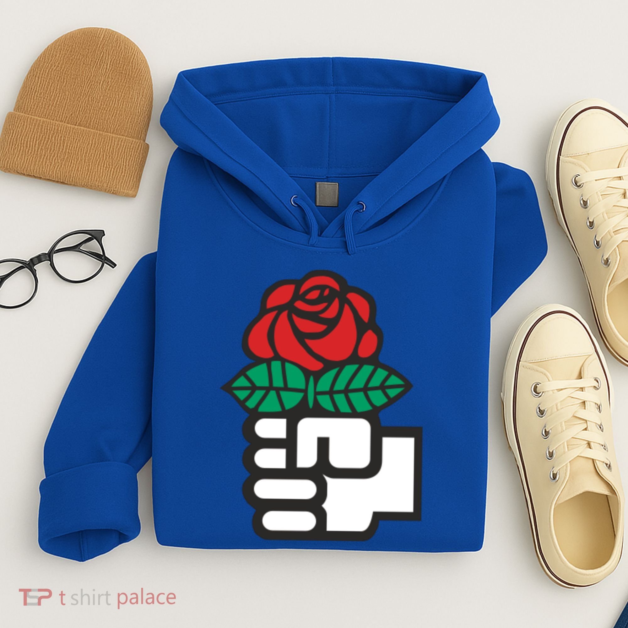 Dsa Democratic Socialists America Flowers Gift Meaningful Gift Hoodie