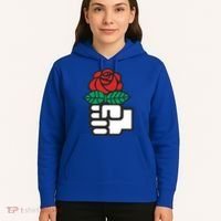 Dsa Democratic Socialists America Flowers Gift Meaningful Gift Hoodie thumb 5