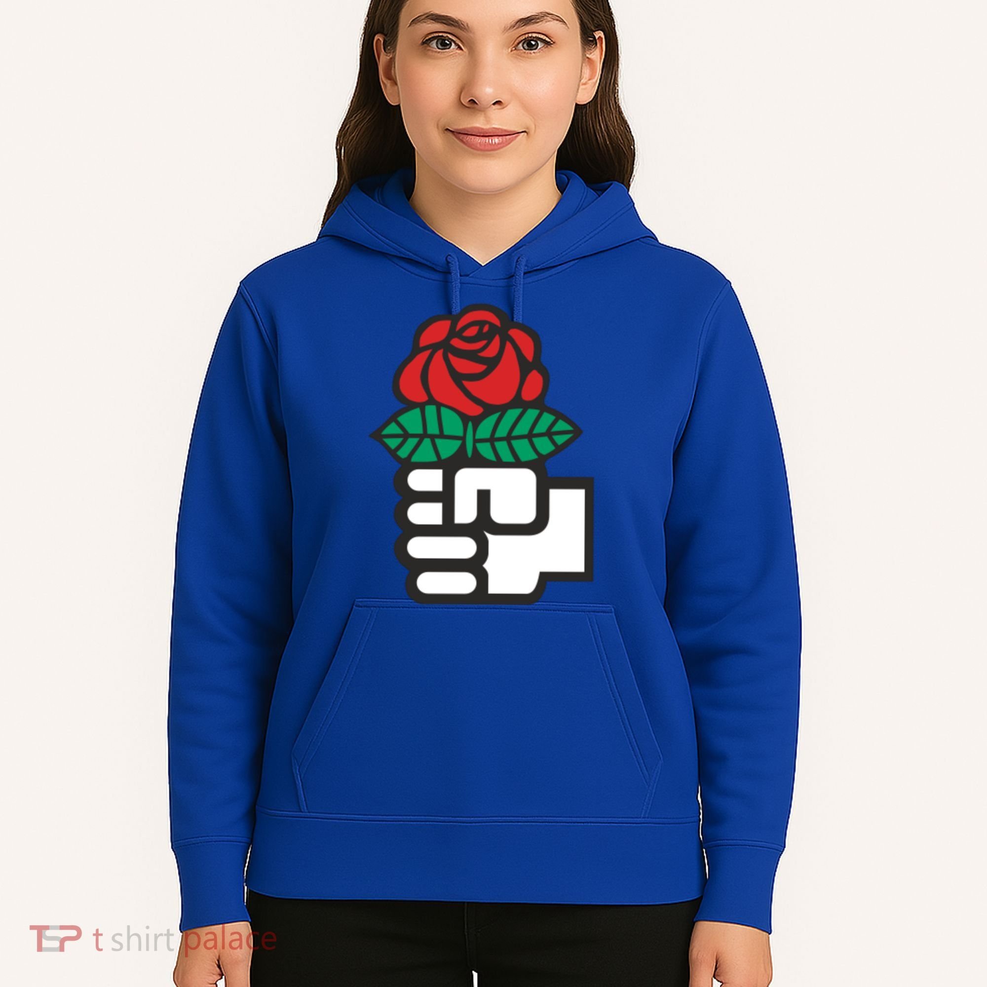 Dsa Democratic Socialists America Flowers Gift Meaningful Gift Hoodie