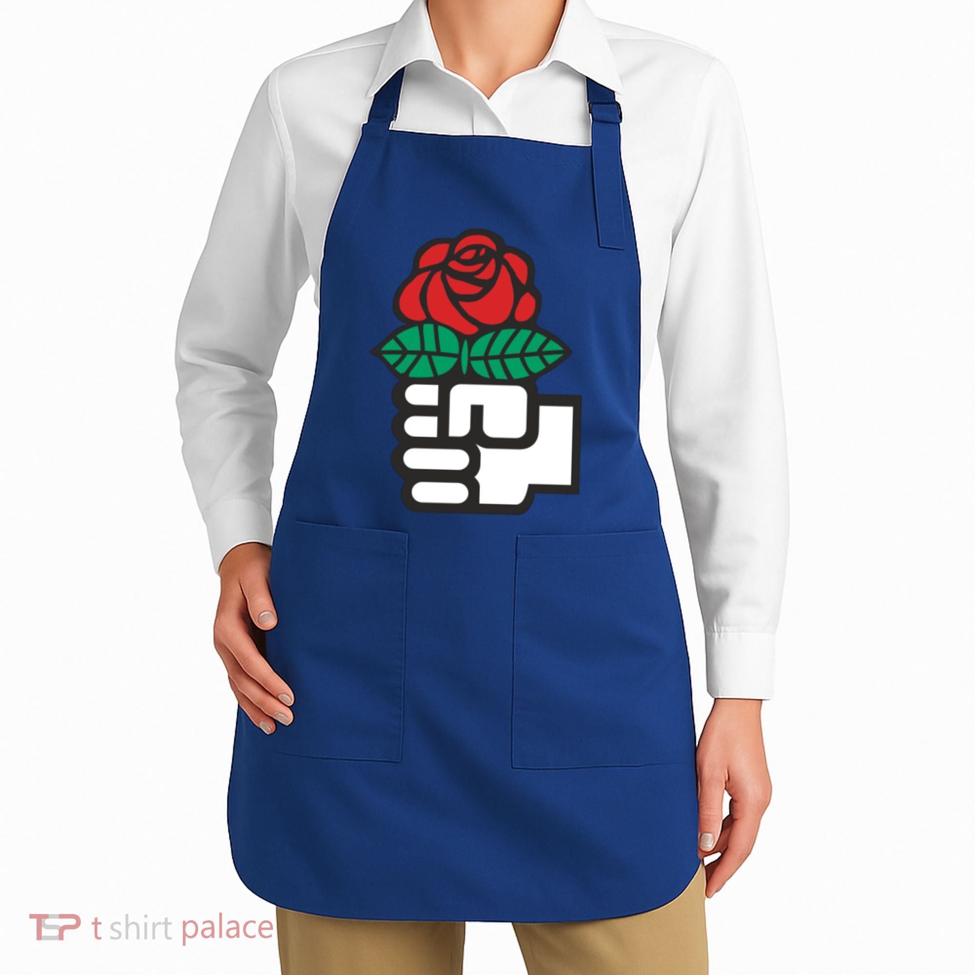 Dsa Democratic Socialists America Flowers Gift Meaningful Gift Apron