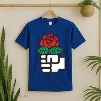 Dsa Democratic Socialists America Flowers Gift Meaningful Gift T-Shirt thumb 2