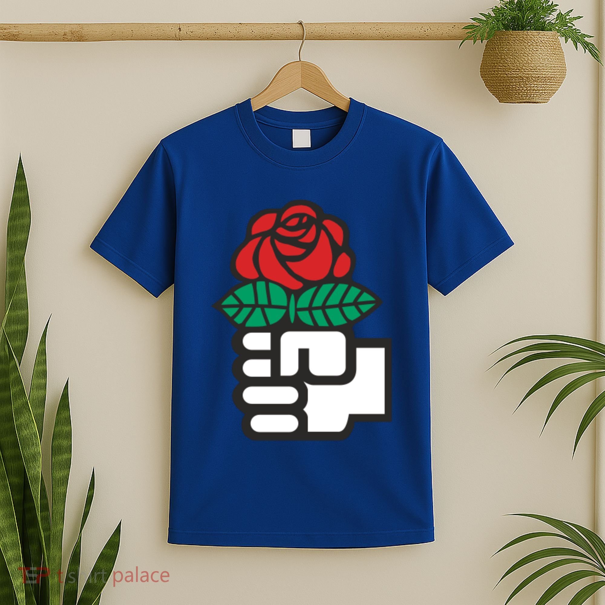 Dsa Democratic Socialists America Flowers Gift Meaningful Gift T-Shirt