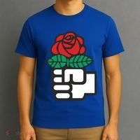 Dsa Democratic Socialists America Flowers Gift Meaningful Gift T-Shirt thumb 3
