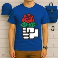 Dsa Democratic Socialists America Flowers Gift Meaningful Gift T-Shirt thumb 6