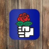 Dsa Democratic Socialists America Flowers Gift Meaningful Gift Coaster thumb 0