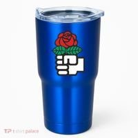 Dsa Democratic Socialists America Flowers Gift Meaningful Gift Tumbler thumb 0