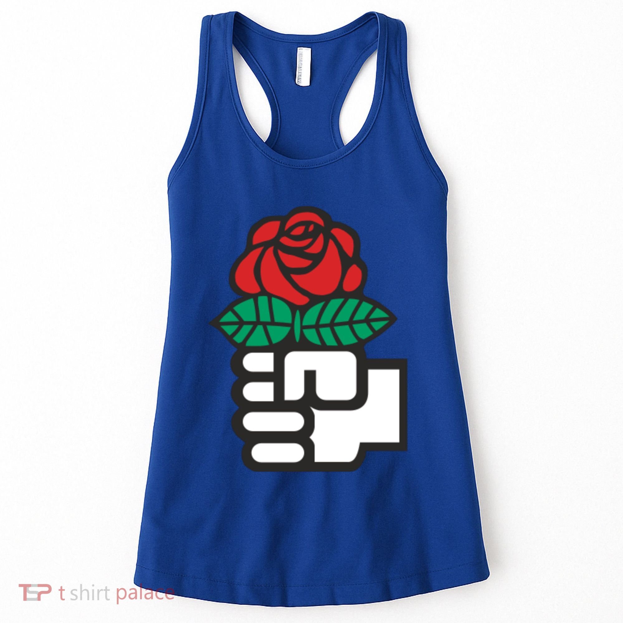 Dsa Democratic Socialists America Flowers Gift Meaningful Gift Women's Tank Top
