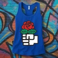 Dsa Democratic Socialists America Flowers Gift Meaningful Gift Women's Tank Top thumb 3