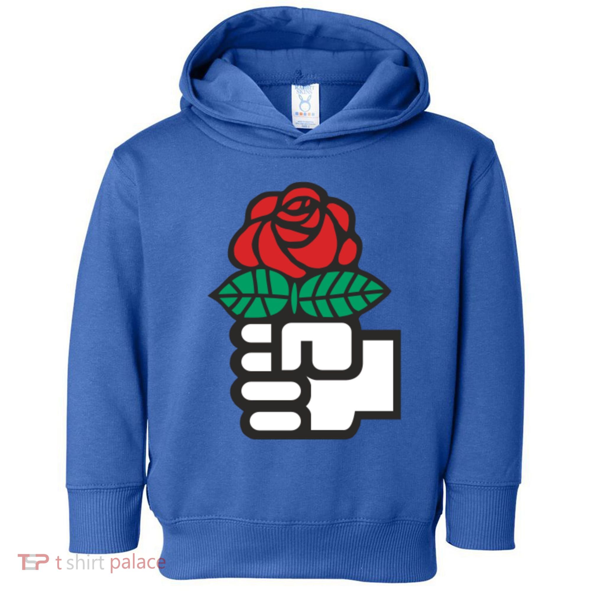 Dsa Democratic Socialists America Flowers Gift Meaningful Gift Toddler Hoodie
