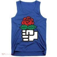 Dsa Democratic Socialists America Flowers Gift Meaningful Gift Tank Top thumb 0