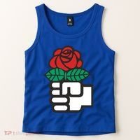 Dsa Democratic Socialists America Flowers Gift Meaningful Gift Tank Top thumb 2