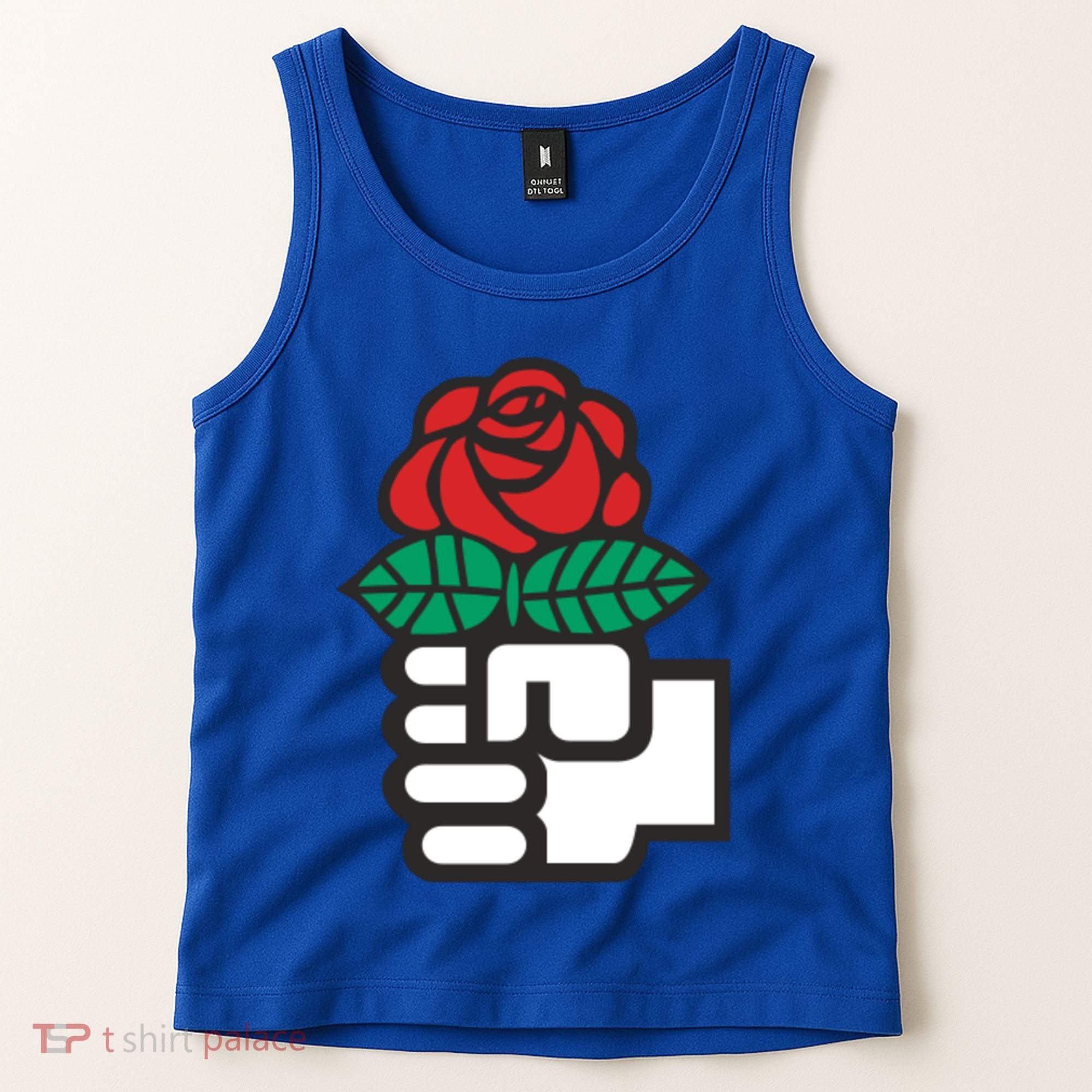 Dsa Democratic Socialists America Flowers Gift Meaningful Gift Tank Top