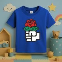 Dsa Democratic Socialists America Flowers Gift Meaningful Gift Toddler T-Shirt thumb 3