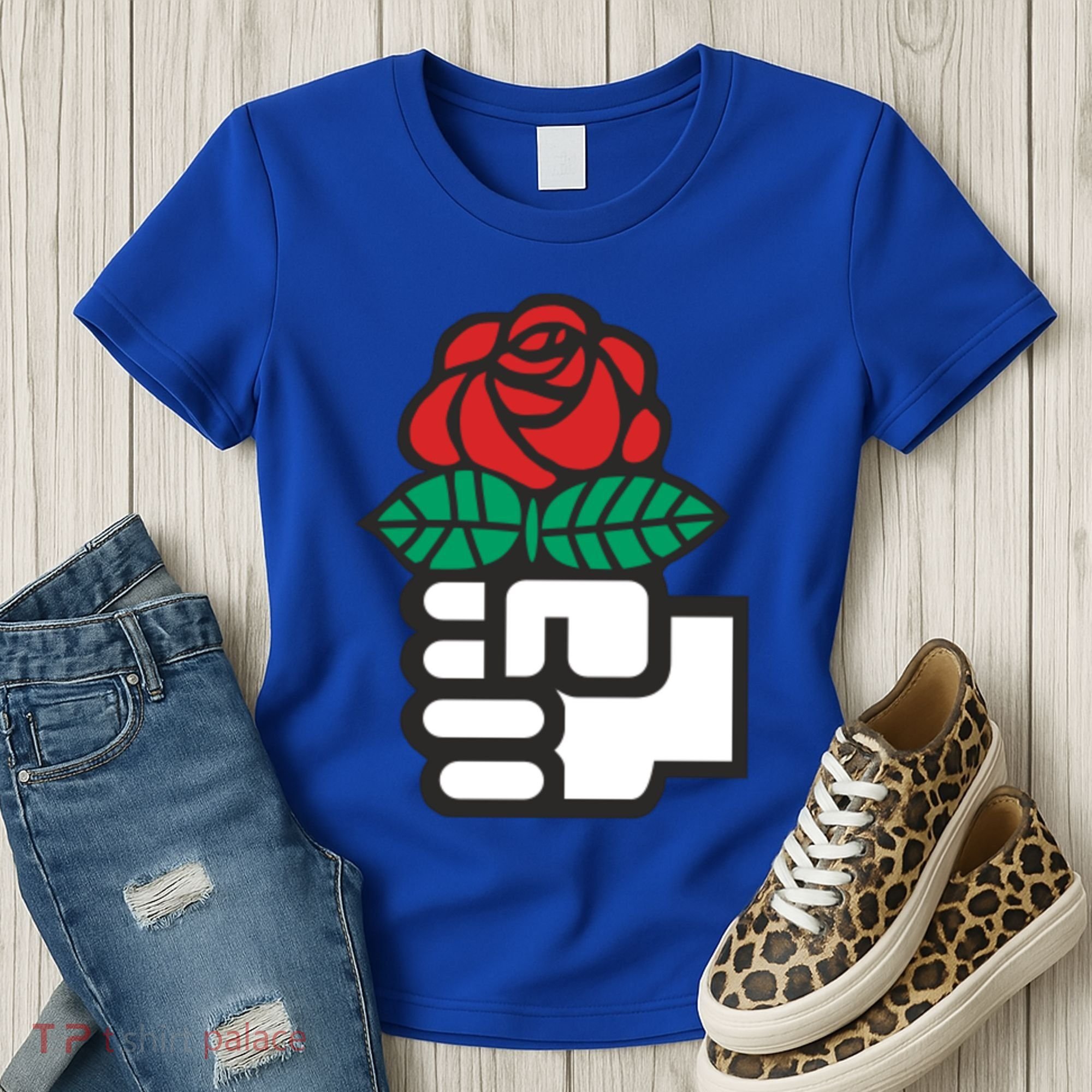 Dsa Democratic Socialists America Flowers Gift Meaningful Gift Women's T-Shirt