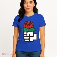 Dsa Democratic Socialists America Flowers Gift Meaningful Gift Women's T-Shirt thumb 4