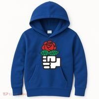 Dsa Democratic Socialists America Flowers Gift Meaningful Gift Kids Hoodie thumb 0