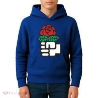 Dsa Democratic Socialists America Flowers Gift Meaningful Gift Kids Hoodie thumb 4