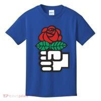 Dsa Democratic Socialists America Flowers Gift Meaningful Gift Kids T-Shirt thumb 0