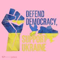 Defend Democracy Support Ukraine Zelensky Ukrainian Flag Coaster thumb 2