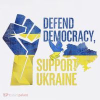 Defend Democracy Support Ukraine Zelensky Ukrainian Flag Polo thumb 3