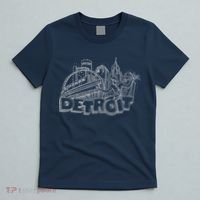 Detroit Drawing Skyline T-Shirt thumb 5