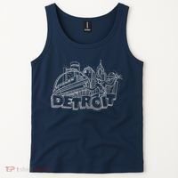 Detroit Drawing Skyline Tank Top thumb 2