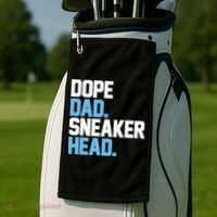 Dope Dad Sneakerhead Golf Towel thumb 2