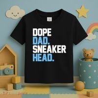 Dope Dad Sneakerhead Toddler T-Shirt thumb 3
