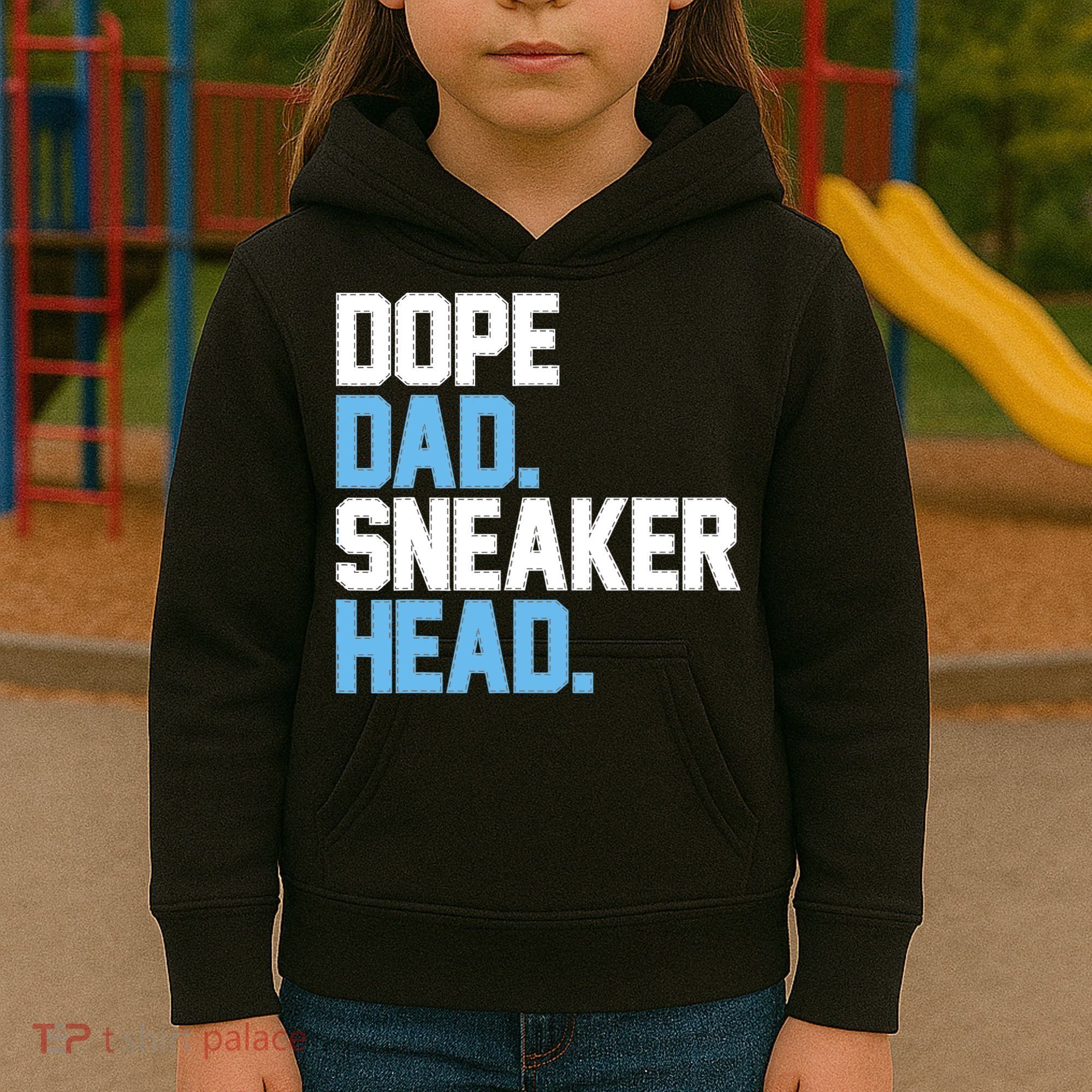 Dope Dad Sneakerhead Kids Hoodie