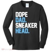 Dope Dad Sneakerhead Kids Long Sleeve Shirt thumb 0