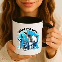 Doing Dad Shit Funny Skeleton Coffee Mug thumb 3