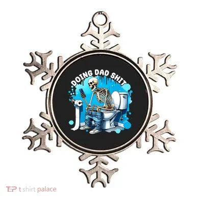 Doing Dad Shit Funny Skeleton Ornament