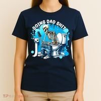 Doing Dad Shit Funny Skeleton T-Shirt thumb 4