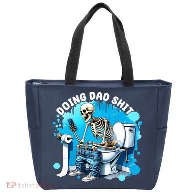 Doing Dad Shit Funny Skeleton Tote Bag