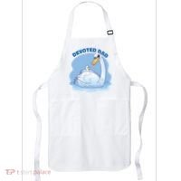 Devoted Dad Swan Fathers Day Gift Apron thumb 0