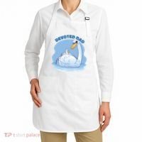 Devoted Dad Swan Fathers Day Gift Apron thumb 2