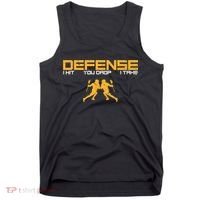 Defense Defender Stick Lacrosse Player Sports Graphic Print Tank Top thumb 0