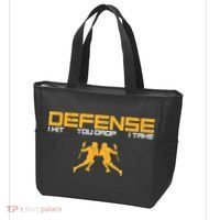Defense Defender Stick Lacrosse Player Sports Graphic Print Tote Bag thumb 3