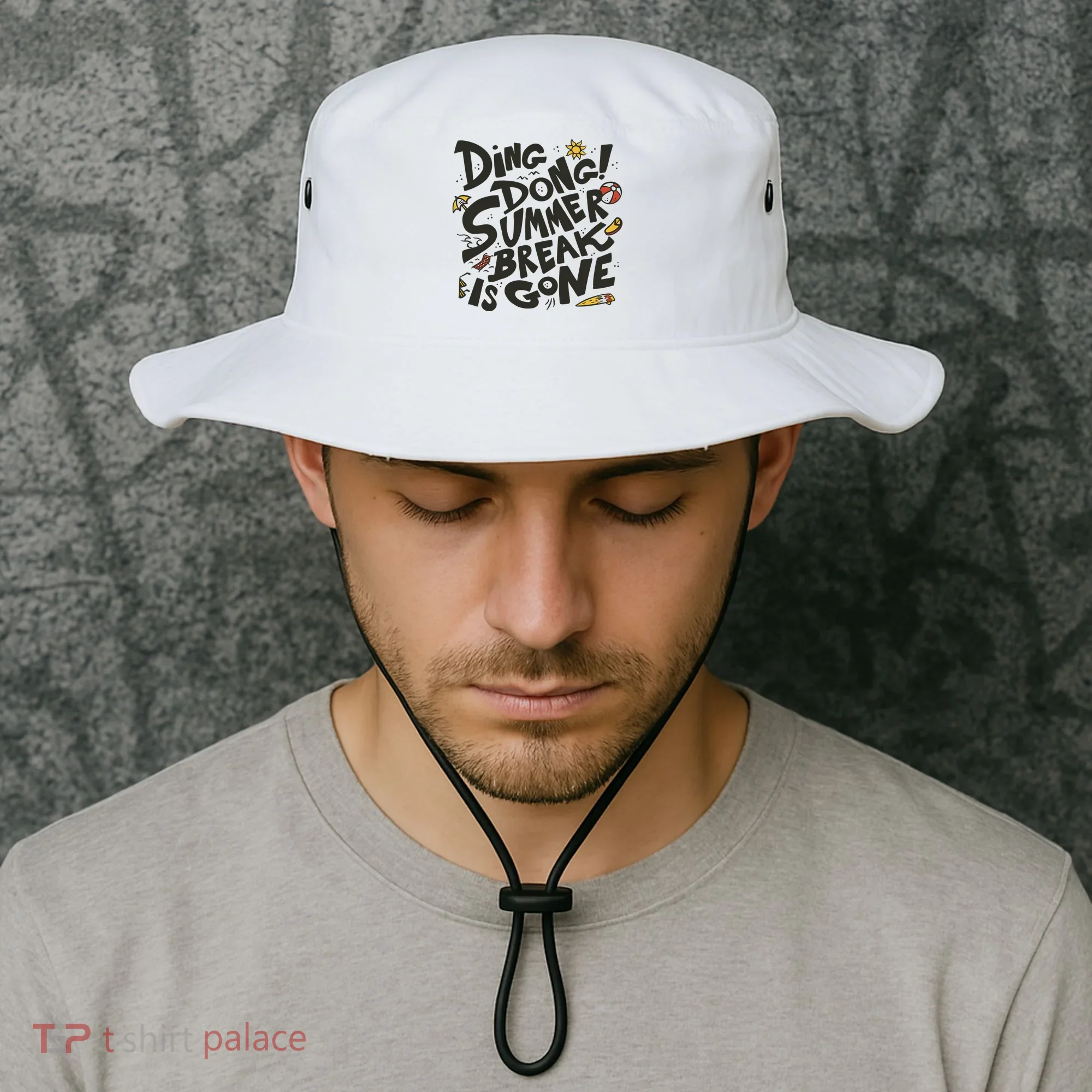 Ding Dong Summer Break Is Gone Bucket Hat