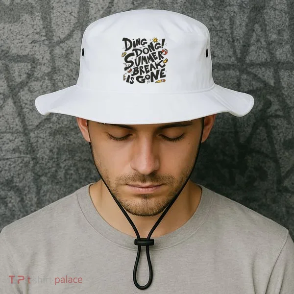 Ding Dong Summer Break Is Gone Bucket Hat