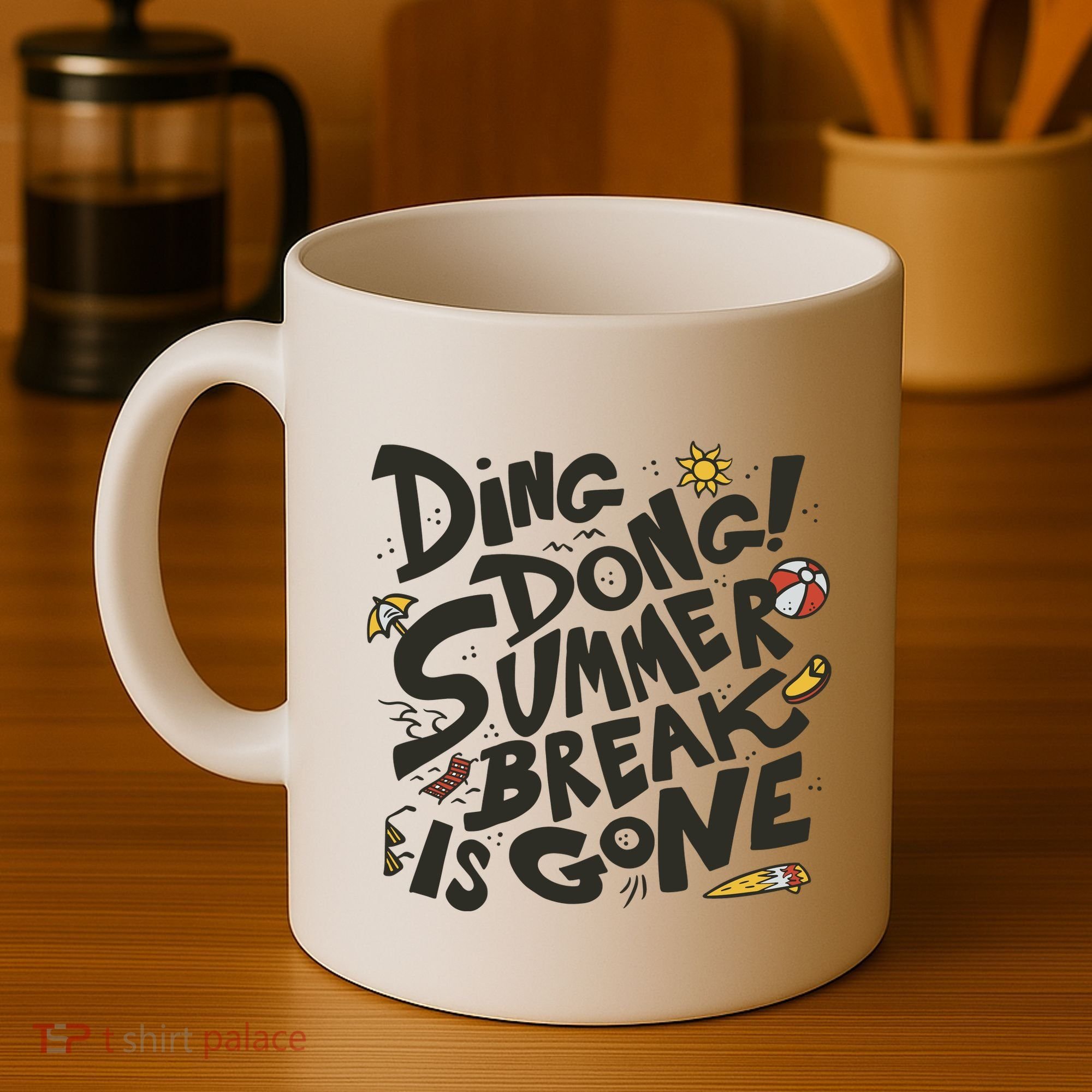 Ding Dong Summer Break Is Gone Coffee Mug
