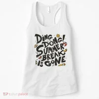 Ding Dong Summer Break Is Gone Women's Tank Top thumb 0