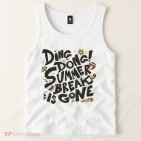 Ding Dong Summer Break Is Gone Tank Top thumb 2