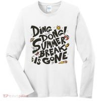 Ding Dong Summer Break Is Gone Women's Long Sleeve Shirt thumb 0