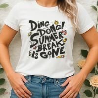 Ding Dong Summer Break Is Gone Women's T-Shirt thumb 2